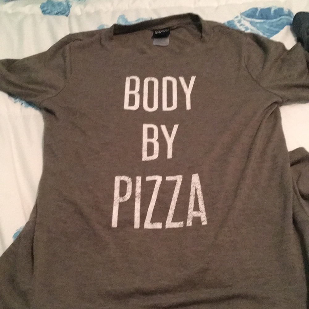 Body by pizza shirt